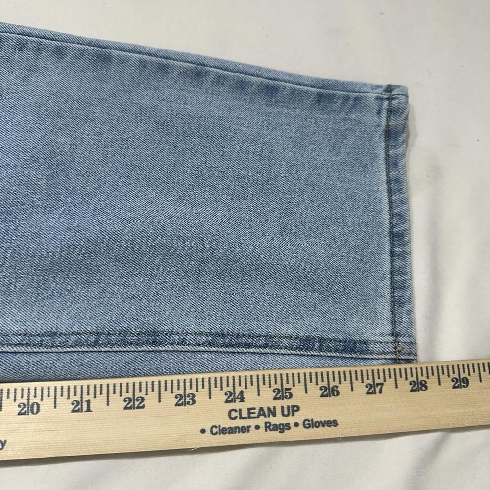 Seven7 Women's Straight Leg Jeans Size 12 Light Wash Stretch Denim - Picture 10 of 10